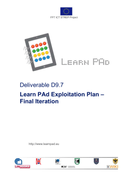 Appendix 2. Licensing of Learn PAd Software Exploitation Items