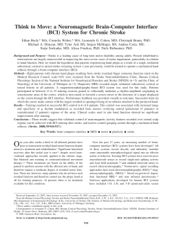 Think to Move: a Neuromagnetic Brain