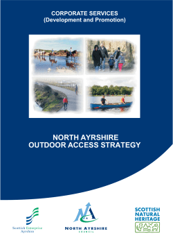 Outdoor Access Strategy - North Ayrshire Council