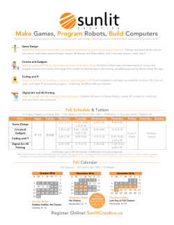Make Games, Program Robots, Build Computers