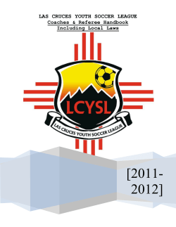 LAS CRUCES YOUTH SOCCER LEAGUE