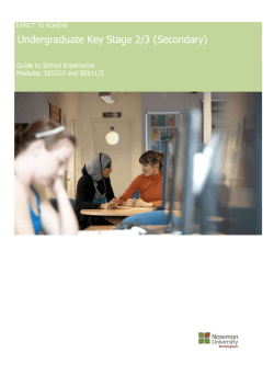 NEWMAN COLLEGE OF HIGHER EDUCATION