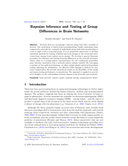 Bayesian Inference and Testing of Group
