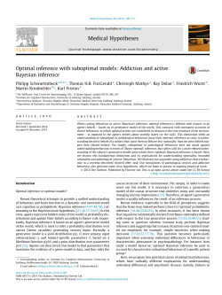 Optimal inference with suboptimal models: Addiction