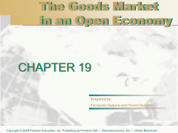 The Goods Market in an Open Economy