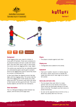 Kutturi - Australian Sports Commission