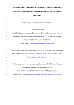 Conceptual model uncertainty in groundwater modeling
