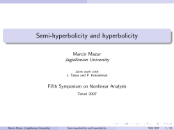 Semi-hyperbolicity and hyperbolicity
