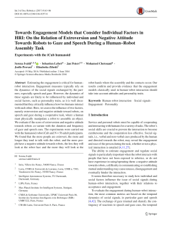 Towards Engagement Models that Consider Individual Factors in
