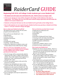 Raider Card Guide