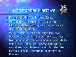 Dr. Faustus by Christopher Marlowe