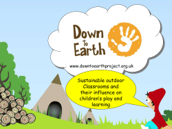 sustainable outdoor classrooms and their influence on