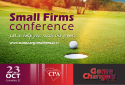 Small Firms conference