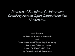 Patterns of Sustained Collaborative Creativity Across Open