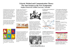 Eclectic Method and Communication Theory The