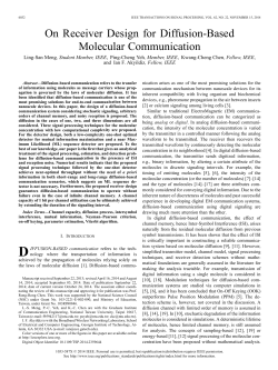 On Receiver Design for Diffusion
