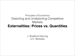 20140207 Principles * Distorting and Undistorting Competitive
