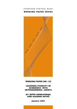 Learning stability in economics with heterogenous agents