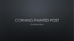 Corning-Painted Post HS Bands