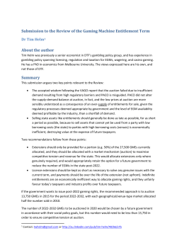 Tim Helm was previously a senior economist in DTF`s gambling