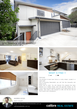 2/11 terrace st, newmarket what a find - Calibre Real Estate
