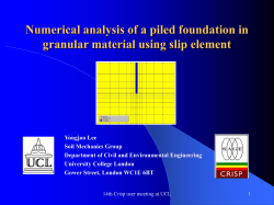 Numerical analysis of pile-load test in granular material using SAGE