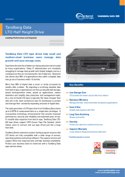 Tandberg Data LTO Half Height Drive