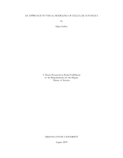 AN APPROACH TO VISUAL MODELING OF CELLULAR