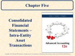 Advanced Accounting by Hoyle et al, 6th Edition