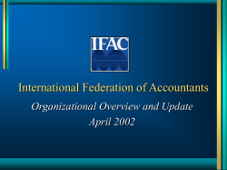 INTERNATIONAL FEDERATION OF ACCOUNTANTS
