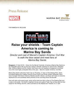 Team Captain America is coming to Marina Bay Sands