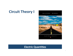 Circuit Theory I