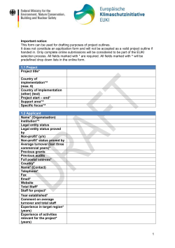 DRAFT Important notice: This form can be used for drafting purposes