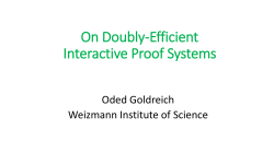 Highlights of Benny*s Research - Weizmann Institute of Science