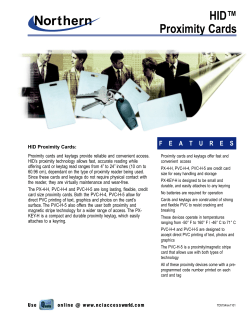 HID&trade; Proximity Cards - Honeywell Access Systems