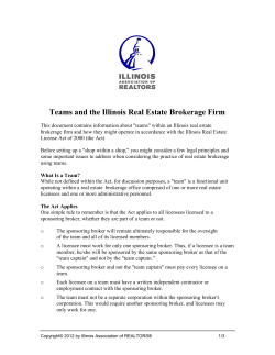 teams - Illinois Association of Realtors