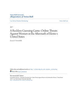 A Reckless Guessing Game: Online Threats Against Women in the