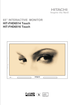 65`` INTERACTIVE MONITOR HIT-FHD6514 Touch HIT