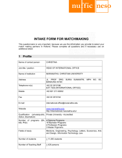 Contact - Nuffic Neso Indonesia