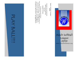 PLAY BALL!!!! - City of Wildomar
