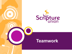 Powerpoints for session outlines