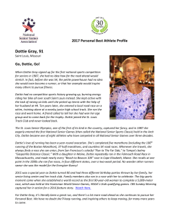 Dottie Gray, 91 - National Senior Games Association