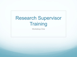 Supervisory Practice