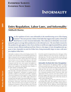 informality - Enterprise Surveys