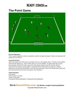 READY2COACH.com The Point Game