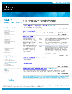Near Perfect Equity Market Firms Credit