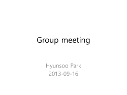 Group meeting