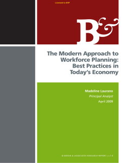 The Modern Approach to Workforce Planning