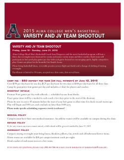 Men`s Basketball Team Camp