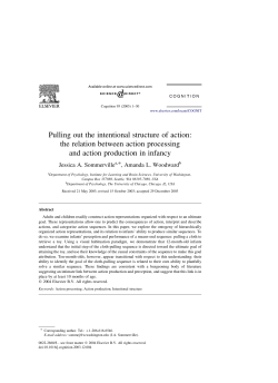 The relation between action production and processing in